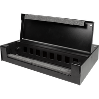 LogiLink Consolidation point box for 8 or 12 keystone modules. metal.
