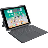 DEQSTER Smart Rugged Touch PLUS Keyboard for iPad 10.2" (7th/8th/9th Gen.), QWERTY Layout