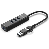 Microconnect USBHUB4-2IN1 interface hub USB 3.2 Gen 1 (3.1 Gen 1) Type