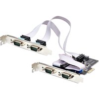 StarTech.com 4-Port Serial PCIe Card. Quad-Port PCI Express to RS232/R