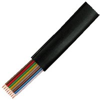 LogiLink CM08 telephone cable 100 m Black