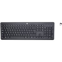 HP 230 Wireless keyboard Universal RF Wireless AZERTY Belgian Black