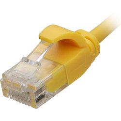 Cablenet Cnl 2.5M C6 Yw Utp Ls 30AWG Slim Sb