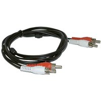 Microconnect AUDCC2 audio cable 1.5 m 2 x RCA Black