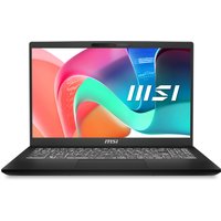MSI Modern 15 H C2RMG-281UK Intel Core 7 240H Laptop 39.6 cm (15.6") Full HD 16 GB DDR4-SDRAM 512 GB SSD Wi-Fi 6E (802.11ax) Windows 11 Home Black