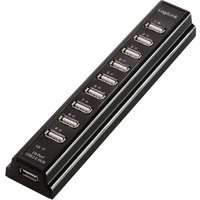 LogiLink UA0096 interface hub USB 2.0 480 Mbit/s Black