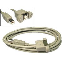 Cables Direct USB2-121 USB cable 3 m USB 2.0 USB B Beige