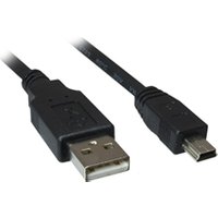 Sharkoon 4044951015566 USB cable 1 m USB 2.0 USB A Mini-USB B Black