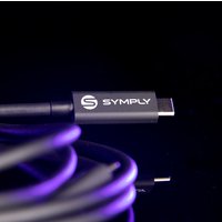 Symply Thunderbolt 4 Certified Braided Cable 2m (6.5ft) 40Gbps 100W Ch