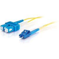 C2G 85588 fibre optic cable 3 m LC SC OFNR Yellow