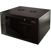 LogiLink W21E66B rack cabinet 21U Wall mounted rack Black