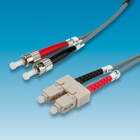 ROLINE Fibre Optic Jumper Cable 50/125µm ST/SC. grey 3 m