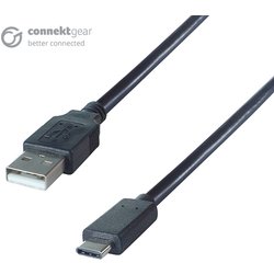 Connektgear 2M Usb Charge And Sync Connector Cable A Male To Type C Ma