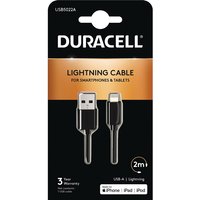 Duracell Sync/Charge Cable 2 Metre Black