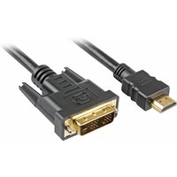 Sharkoon 4044951009060 video cable adapter 3 m HDMI DVI-D Black