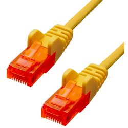 Proxtend CAT6 U/Utp Cca Pvc Ethernet Cable Yellow 15M