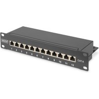 Digitus CAT 6. Class E Patch Panel. shielded. black