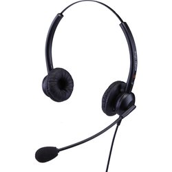 Eartec 308D Headset Wired Head-Band Office/Call Center Black