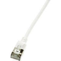 LogiLink Ultraflex SlimLine networking cable White 1.5 m Cat6a S/UTP (