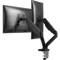 ProperAV Dual Swing Arm PC Monitor Mount Gas Spring Pneumatic Arms 19&