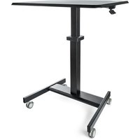 StarTech.com Mobile Standing Desk - Portable Sit Stand Ergonomic Heigh