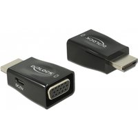 DeLOCK 65902 cable gender changer HDMI A VGA Black