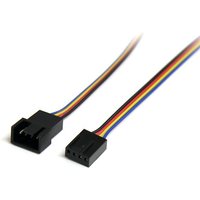12in 4 Pin Fan Power Extension Cable M F