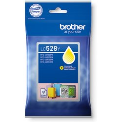 Brother LC-528Y Ink Cartridge Yellow Extra High-Capacity. 5K Pages Iso