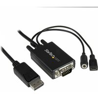 StarTech.com DisplayPort to VGA Adapter Cable with Audio - 6ft (2m)