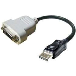 Dell Displayport - DVI-D 0.23 M Black. White