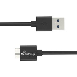 Mediarange MRCS240 Usb Cable Usb 3.2 Gen 1 (3.1 Gen 1) 1.8 M Usb A Mic Mediarange MRCS240 Usb Cable Usb 3.2 Gen 1 (3.1 Gen 1) 1.8 M Usb A Mic