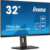iiyama ProLite XUB3293UHSN-B5 31.5" 4K Ultra HD IPS 60Hz 4ms USB-C Height Adjustable Monitor with Speakers