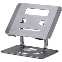 StarTech.com Rotating Laptop Stand. 360 Swivel. Ergonomic Desk Riser f