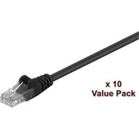 Microconnect V-UTP507SVP networking cable Black 7 m Cat5e U/UTP (UTP)