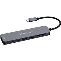 Verbatim USB-C Essentials Multiport Hub 7 ports: HDMI. USB-C. USB-C 3.