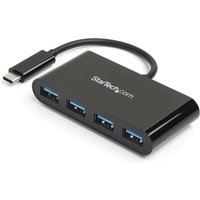 StarTech.com 4-Port USB-C Hub - USB-C to 4x USB-A - USB 3.0 Hub - Bus