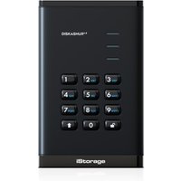 iStorage diskAshur SSD 2TB Black | Secure Portable Solid State Drive | FIPS 140-3 Level 3 Complaint |Common Criteria EAL 5+ | PIN protected | AES-XTS 256-bit hardware encryption | GDPR TAA Compliant | Dust/Water Resistant | 2 TB 2.5" USB Type-A