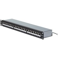 StarTech.com 24 Port 1U Shielded Cat6A Patch Panel. 110 Punch Down. Ra