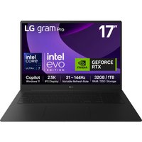 LG Gram Pro 17Z90TR-E 17" Hybrid AI Laptop - Intel® Core™ Ultra 7