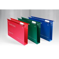 Rexel Crystalfile Classic Foolscap Suspension File 50mm Green (50)