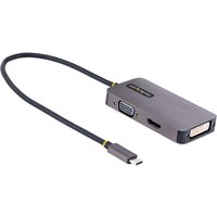 StarTech.com USB C Video Adapter. USB C to HDMI DVI VGA Adapter. Up to