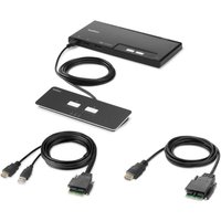 Belkin F1DN102MOD-HH-4 KVM switch Black