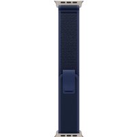 Apple 49mm Blue Trail Loop - M/L - Natural Titanium Finish