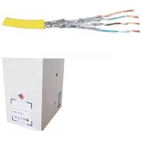FDL CAT.6a S-FTP STRANDED PATCH CABLE LSZH (305M BOX) - YELLOW
