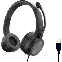 Conceptronic POLONA05B Stereo USB Headset. Noise Cancelling Microphone