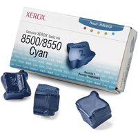 Xerox 108R00669 Dry ink in color-stix cyan. 3x3K pages Pack=3 for Xero