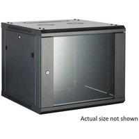 FDL 12U 19 INCH WALL MOUNTING CABINET - 550mm DEEP / BLACK