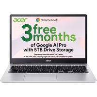 Acer Chromebook 315 CB315-4HT - Intel Celeron N4500 8GB 128GB eMMC 15.6" Full HD Touchscreen Chrome OS Silver