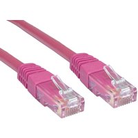 Cables Direct ERT-610P networking cable Pink 10 m Cat6 U/UTP (UTP)