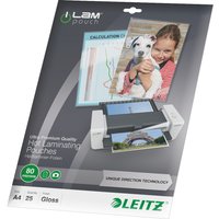 Leitz iLAM Ultra-premium Glossy A4 Laminating Pouches with UDT. 80 mic